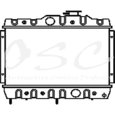 Rareelectrical - New Radiator Compatible With Part Numbers 875 Cu109 1640011110 1640011120 8010109 432118 C0109 109