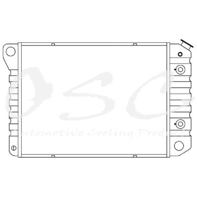 Rareelectrical - New Radiator Compatible With Part Numbers 841 Cu841 8010840 433570 841
