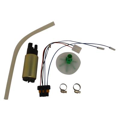 Rareelectrical - New 12V Electric Fuel Pump With Strainer Kit Compatible With Multi- Efi Gasoline Vehicles 90 Psi 90