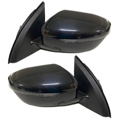 Rareelectrical - New Pair Of Mirrors Compatible With Nissan Rogue Sport Sv Sport Utility 2017-2020 By Part Numbers