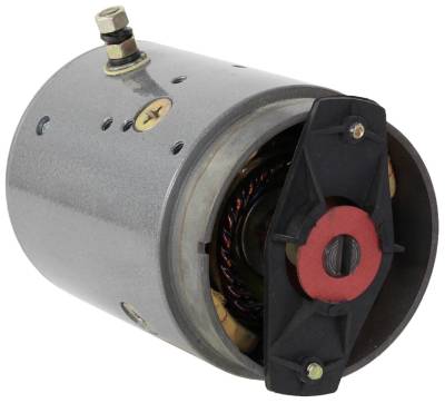Rareelectrical - Snow Plow Motor Compatible With Boss Snow Plows 12V Cw 1.7Kw Slotted Shaft Prestolite 46-2432