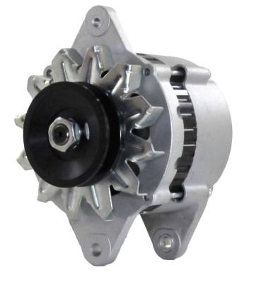 Rareelectrical - New 12 Volt 55 Amp Alternator External Fan Compatible With 1986-2007 Isuzu 4Jb1 2.8L Industrial