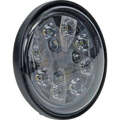 Rareelectrical - Led Sealed Round Hi/Lo Beam Compatible With 3300 6600 7700 8820 Combine 9900 9950 Cotton Picker 24W