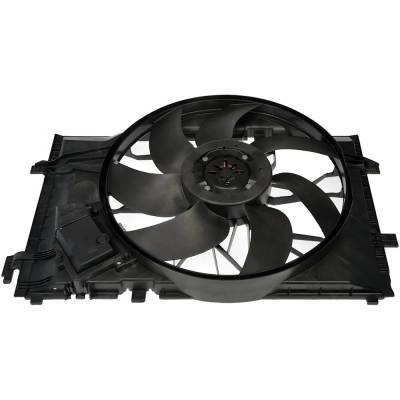 Rareelectrical - New Single Cooling Fan Assembly Compatible With Mercedes Benz Clk500 Base 8 Cyl 5.0L C320 4Matic 6