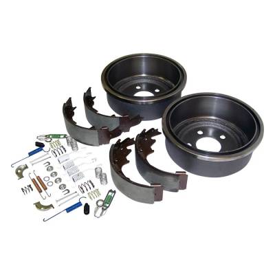Rareelectrical - Brake Drum 9 In. Service Kit Compatible With 2000-2006 Jeep Wrangler Rubicon 4.0L (03-06) Se 2.4L