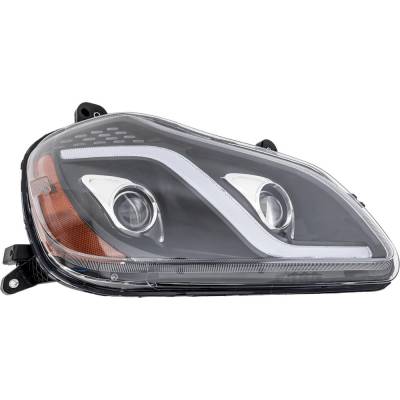 Rareelectrical - New Headlight Compatible With 2013-2022 Kenworth T680 12.9L 14.9L I6 Paccar Right Passenger Side Led