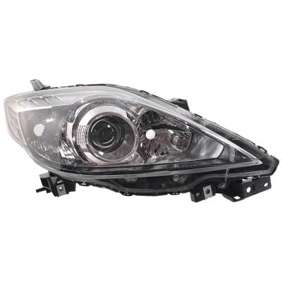 Rareelectrical - Headlight Compatible With 2008-2010 Mazda 5 2.3L 2.5L I4 L3 L5 Right Passenger Side Halogen