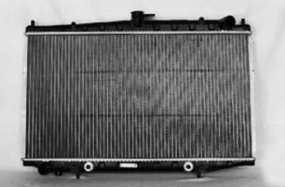 Rareelectrical - New Radiator Assembly Compatible With Nissan 93-97 Altima 2.4L L4 2389Cc Ni3010104 Ds37002a 9819