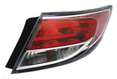 Rareelectrical - New Right Outer Side Tail Light Assembly Compatible With 2009-2013 Mazda 6 Gs3l-51-150J Gs3l51150j