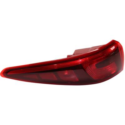 Rareelectrical - Led Tail Light Assembly Left Driver Side Outer Compatible With 2017-2019 Kia Sportage Sx Turbo 2.0L