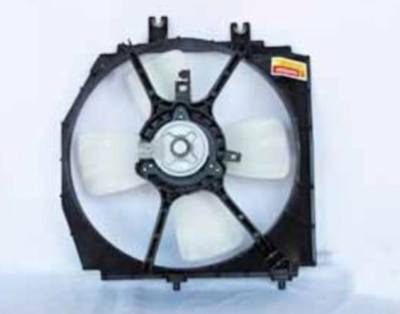 Rareelectrical - New Engine Cooling Fan Assembly Compatible With 1999-2003 Mazda Protege W/ Automatic Trans