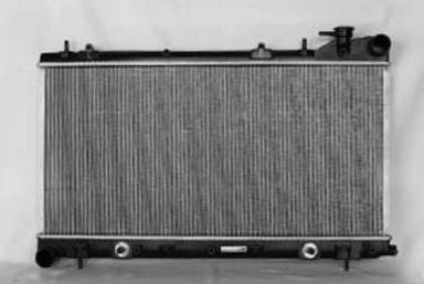 Rareelectrical - New Radiator Assembly Compatible With Subaru 99-02 Forester Impreza 2.2L H4 2212Cc 2458Cc 7419 3002