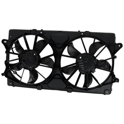 RAREELECTRICAL - New Dual Fan Cooling Fan Assembly Compatible With Chevrolet Silverado 1500 Ltd Lt Trail Boss 8 Cyl