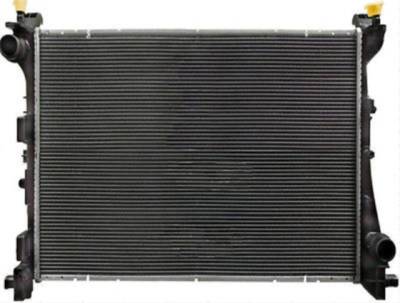 Rareelectrical - Radiator Assembly Compatible With 2014-2015 Fiat 500L Hatchback 1.4L OEM 68202037Aa Plastic/Aluminum