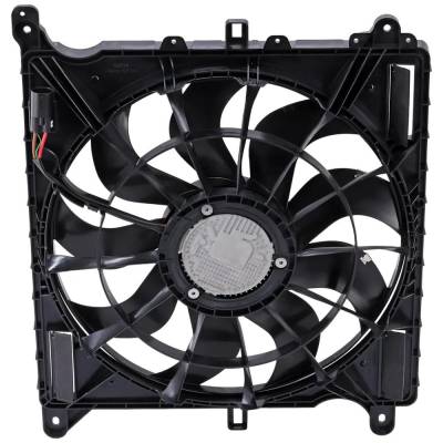 Rareelectrical - New Single Cooling Fan Assembly Compatible With Jeep Grand Cherokee Summit 8 Cyl 5.7L Grand Cherokee