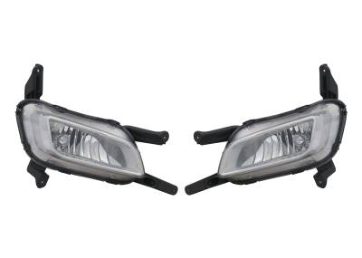 Rareelectrical - New Pair Of Fog Lights Compatible With Kia Optima 2014-2015 922012T550 Ki2592135 92202 92201 2T550
