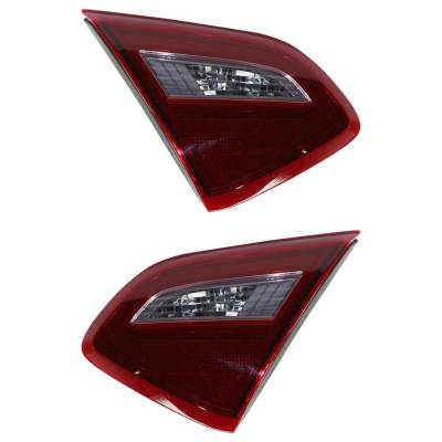 Rareelectrical - Tail Light Assembly Right Left Pair Compatible With 2018 Nissan Altima 2.5 Sr 3.5 Sl Sedan Ni2802117