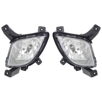 Rareelectrical - New Pair Of Daytime Running Lights Compatible With Hyundai Tucson 2010 2011 2012 2013 2014 2015 By