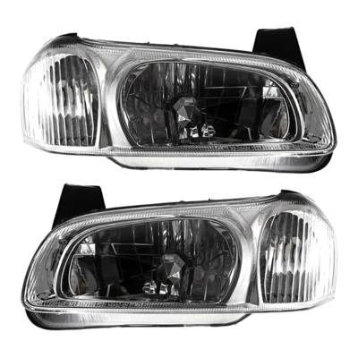 Rareelectrical - New Pair Of Headlights Compatible With Nissan Maxima Se Sedan 3.0L 2000 2001 By Part Number