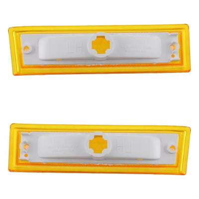 Rareelectrical - New Pair Of Daytime Running Lights Compatible With Chevrolet Gmc 1981-1991 By Part Numbers Gm2550112