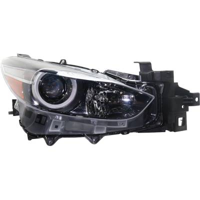 Rareelectrical - Headlight Compatible With 2017-2018 Mazda 3 3 Sport 2.0L 2.5L I4 Pe-Vps Py-Vps Right Passenger Side