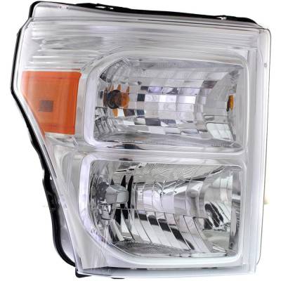 Rareelectrical - New Right Headlights Compatible With Ford F-250 Super Duty King Ranch Crew Cab Pickup 4-Door 6.2L