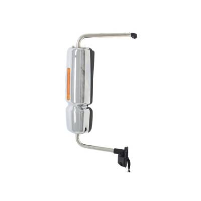 Rareelectrical - Chrome Heated Power Door Mirror Passenger Side Compatible With Workstar 7300 7400 7600 7700 Durastar