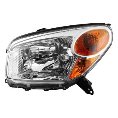 Rareelectrical - New Left Halogen Headlight Compatible With Toyota Rav4 Base L Sport 2004-2005 By Part Number