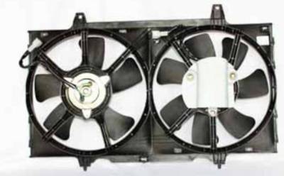 Rareelectrical - New Dual Radiator Condenser Fan Assembly Compatible With 1998-2001 Nissan Altima Automatic Trans