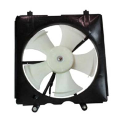 Rareelectrical - New Left Engine Cooling Fan Assembly Compatible With 2006-2011 Honda Civic W/Standard Trans