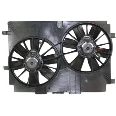 RAREELECTRICAL - New Dual Cooling Fan Assembly Compatible With Chevrolet Pontiac Corvette Indianapolis 500 Pace Car 8