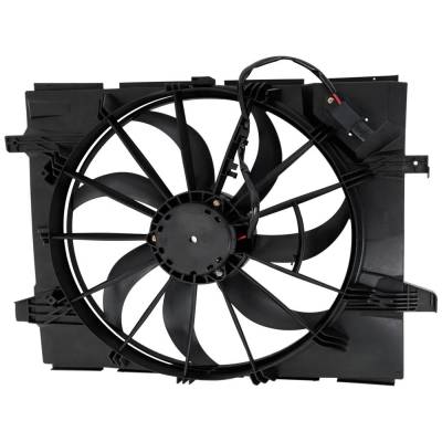 Rareelectrical - New Single Cooling Fan Assembly Compatible With Dodge Durango Gt Plus 6 Cyl 3.6L Durango Gt Premium