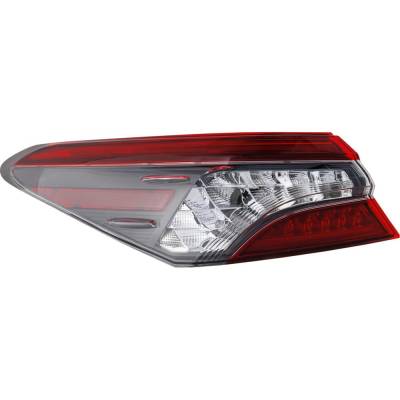 Rareelectrical - New Tail Light Compatible With 2021-2024 Toyota Camry 2.5L I4 A25a-Fks A25a-Fxs Left Driver Side