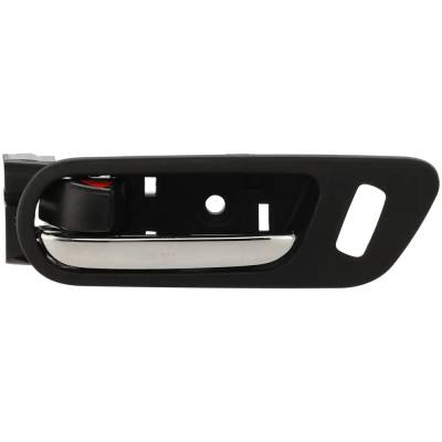 Rareelectrical - Front Driver Side Interior Door Handle Compatible With 2009-2013 Mazda 6 Chrome Lever With Black