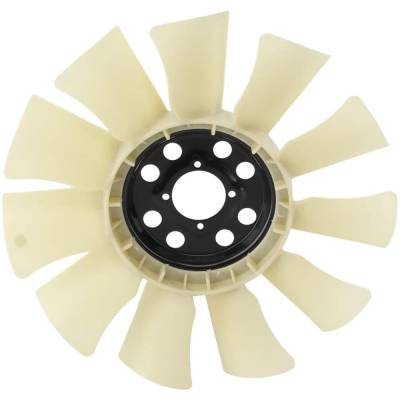 Rareelectrical - New 11 Blades Fan Blade Compatible With Ford Lincoln F-150 Base 6 Cyl 4.2L F-250 Lariat 8 Cyl 5.4L