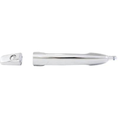 Rareelectrical - Left Front Exterior Door Handle Compatible With 2008-2017 Mitsubishi Lancer Chrome Without Key Hole