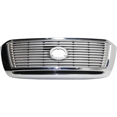 Rareelectrical - Silver Shell Grille Assembly Compatible With Toyota Tundra Limited 8 Cyl 5.7L 2012-2013 By To1200364