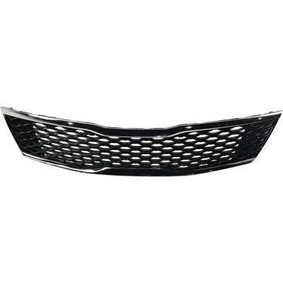 Rareelectrical - New Painted Black Grille Assembly Compatible With Kia Optima Lx 1.6T 4 Cyl 1.6L Optima Lx 4 Cyl 1.6L