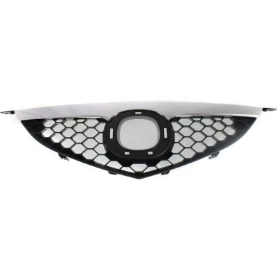 Rareelectrical - New Textured Gray Grille Assembly Compatible With Mazda 3 S 4 Cyl 2.3L 3 Gs 4 Cyl 2.0L 3 Gx 4 Cyl