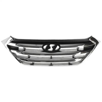 Rareelectrical - New Grille Assembly Compatible With Hyundai Tucson Luxury 4 Cyl 2.0L 2016-2017 By Hy1200190