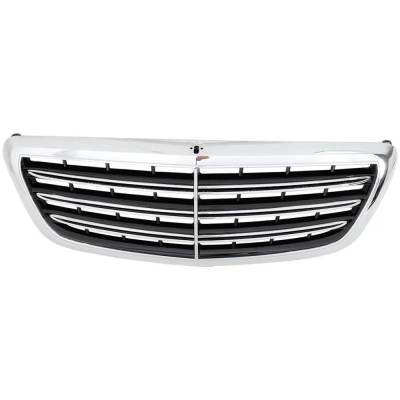 Rareelectrical - New Painted Dark Gray Grille Assembly Compatible With Mercedes Benz S450 Base 6 Cyl 3.0L S560 4Matic