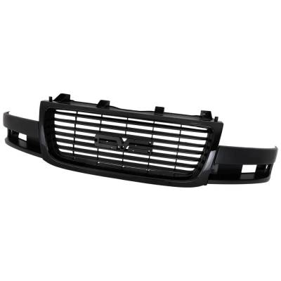 Rareelectrical - New Painted Black Grille Assembly Compatible With Gmc Savana 2500 Lt 8 Cyl 6.0L Savana 2500 Ls 4 Cyl