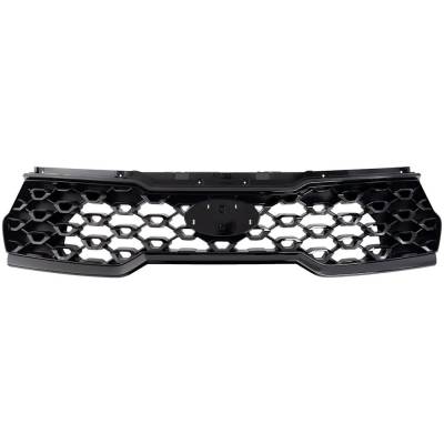 Rareelectrical - New Painted Black Grille Assembly Compatible With Kia Sorento Lx 4 Cyl 2.5L Sorento Ex 4 Cyl 2.5L