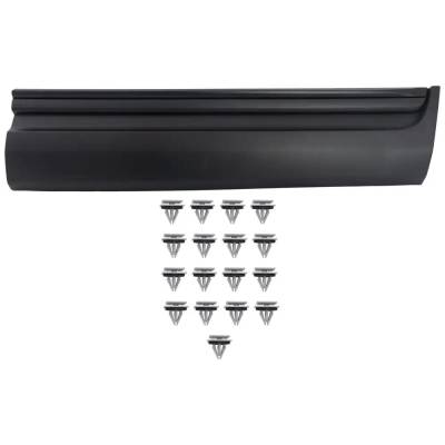 Rareelectrical - New Left Front Door Molding And Beltlines Compatible With Ford Explorer Base 6 Cyl 3.5L Police