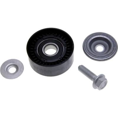 Rareelectrical - New Accessory Belt Idler Pulley Compatible With Audi Volkswagen Atlas Sel R-Line Black 6 Cyl 3.6L