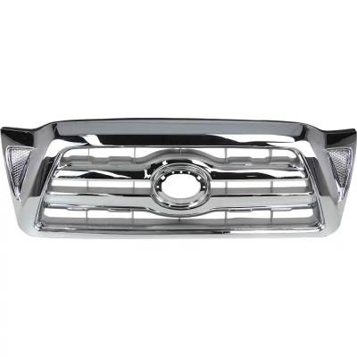 Rareelectrical - New Chrome Grille Assembly Compatible With Toyota Tacoma Base 6 Cyl 4.0L Tacoma Pre Runner 4 Cyl