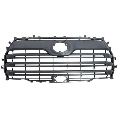 Rareelectrical - Painted Silver Grille Assembly Compatible With Toyota Tundra Limited 6 Cyl 3.4L 2022-2024 By