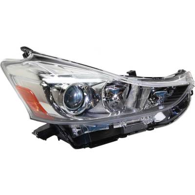Rareelectrical - New Headlight Compatible With 2015-2018 Toyota Prius V 1.8L I4 Right Passenger Side Halogen