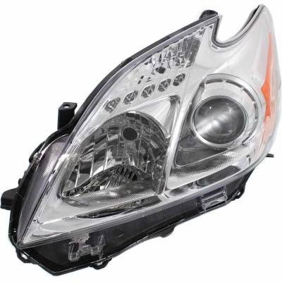 Rareelectrical - Headlight Compatible With 2012-2015 Toyota Prius 1.8L I4 Left Driver Side Halogen Rept100358 134Hp