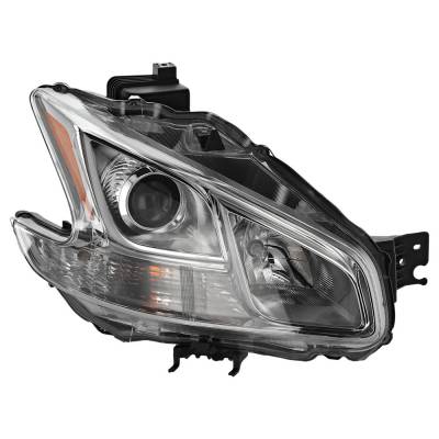 Rareelectrical - Headlight Compatible With 2009-2014 Nissan Maxima 3.5L V6 Vq35de Right Passenger Side Halogen